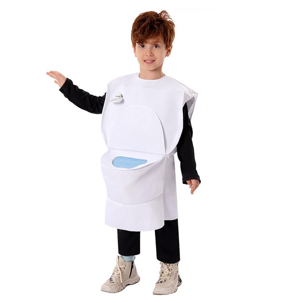 Buy3D Horror Game TV and Toilet Costume Halloween Cosplay Outfit Now Cheaper With 3 - 5 Days Ship - PajamasBuy