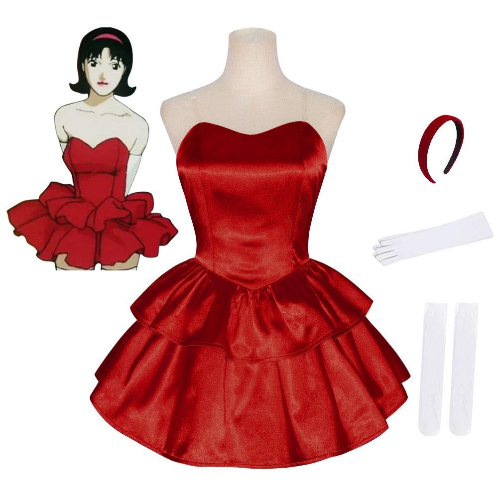 Buy70s Perfect Blue Mima Kirigoe Cosplay Costume Red and Pink Dresses for Women Now Cheaper With 3 - 5 Days Ship - PajamasBuy