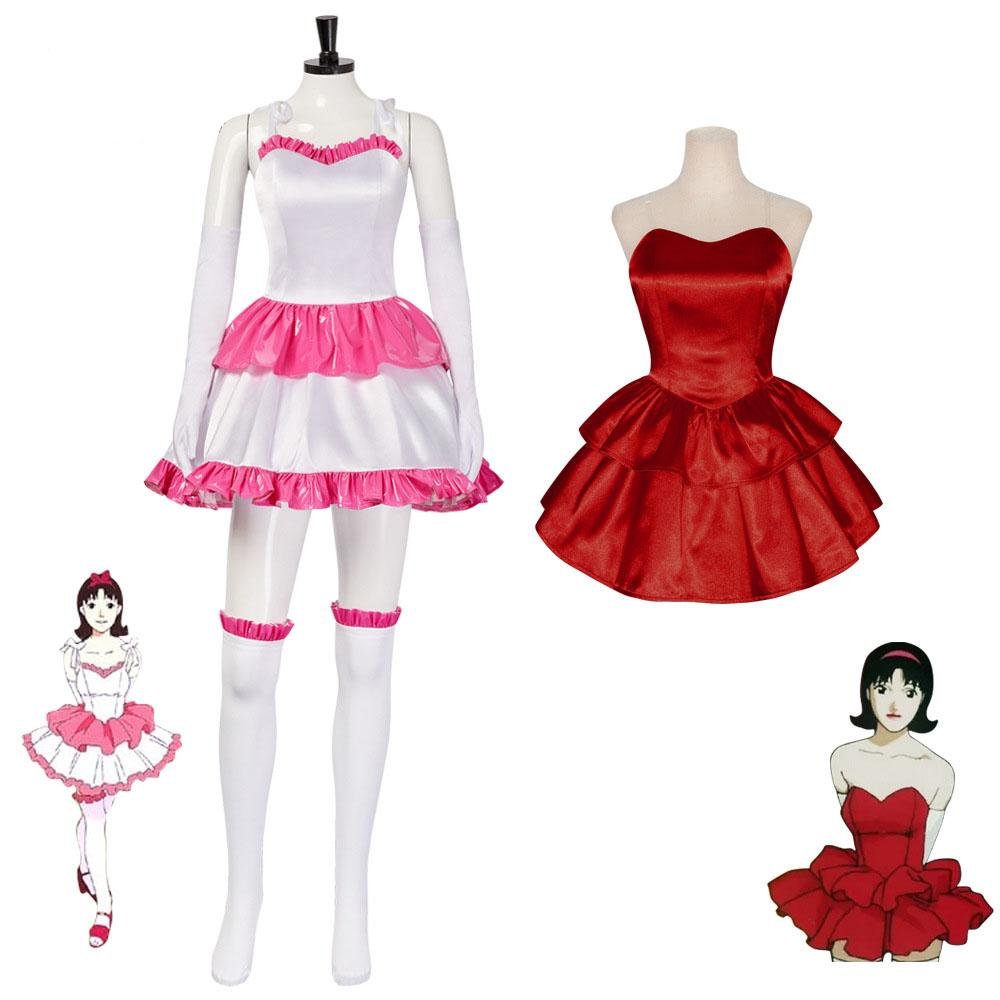 Buy70s Perfect Blue Mima Kirigoe Cosplay Costume Red and Pink Dresses for Women Now Cheaper With 3 - 5 Days Ship - PajamasBuy