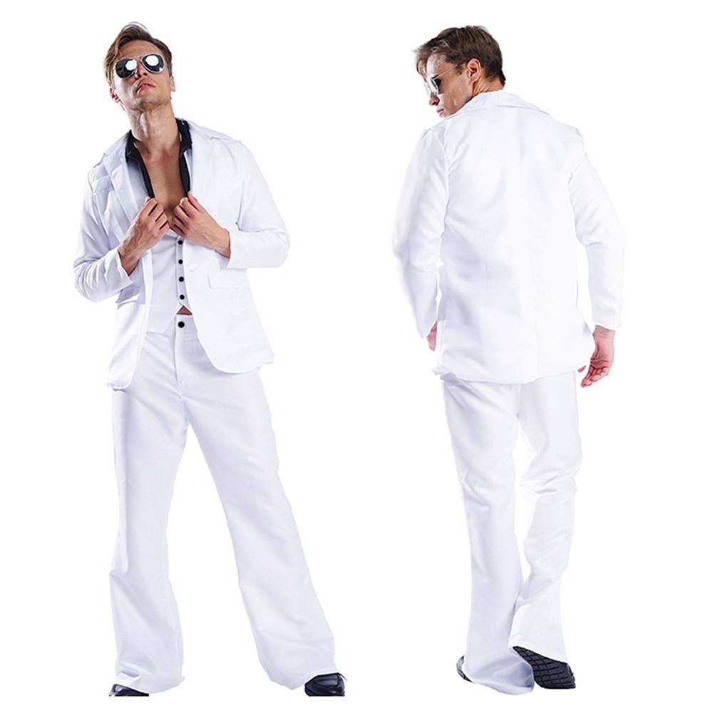 Buy80s Retro Disco Costumes Cosplay Halloween Suit Outfit For Men Now Cheaper With 3 - 5 Days Ship - PajamasBuy