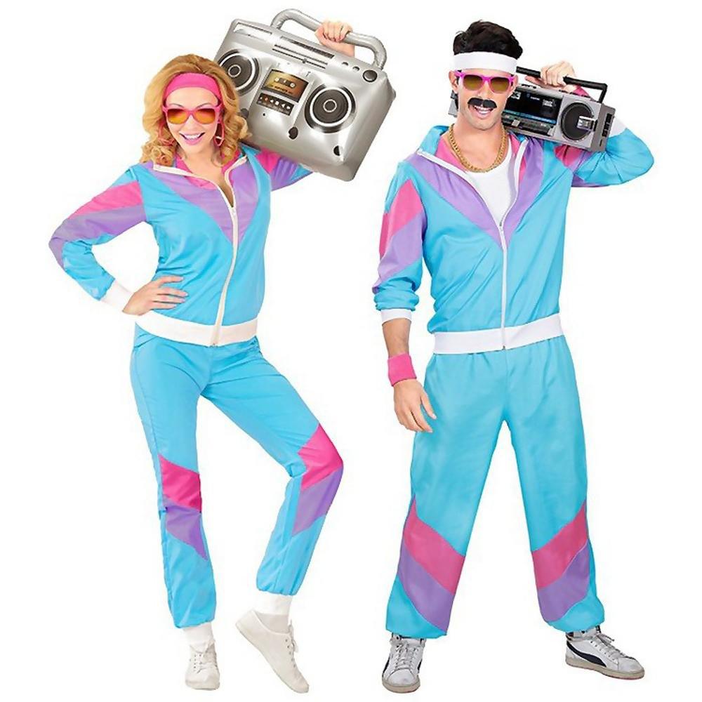 80s Retro Disco Hip Hop Blazer Adult Cosplay Costume Outfits Carnival Suit - Pajamasbuy