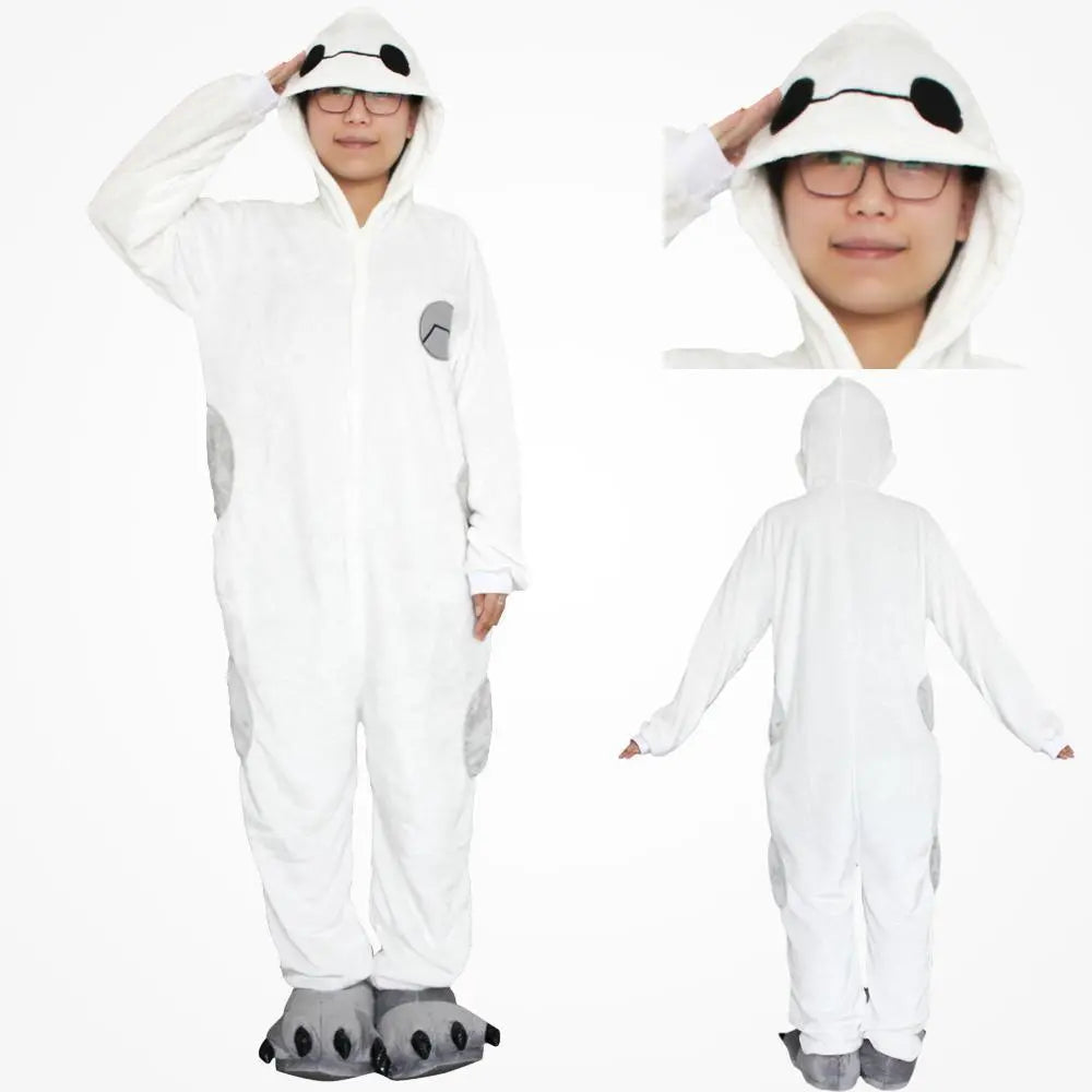 Big Hero 6 Baymax Robot Kigurumi Onesies Pajamas Costume - Pajamasbuy