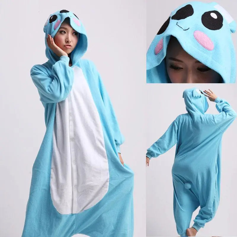 Blue Koala Onesies Hoodie Unisex Costume Kigurumi Pajamas - Pajamasbuy