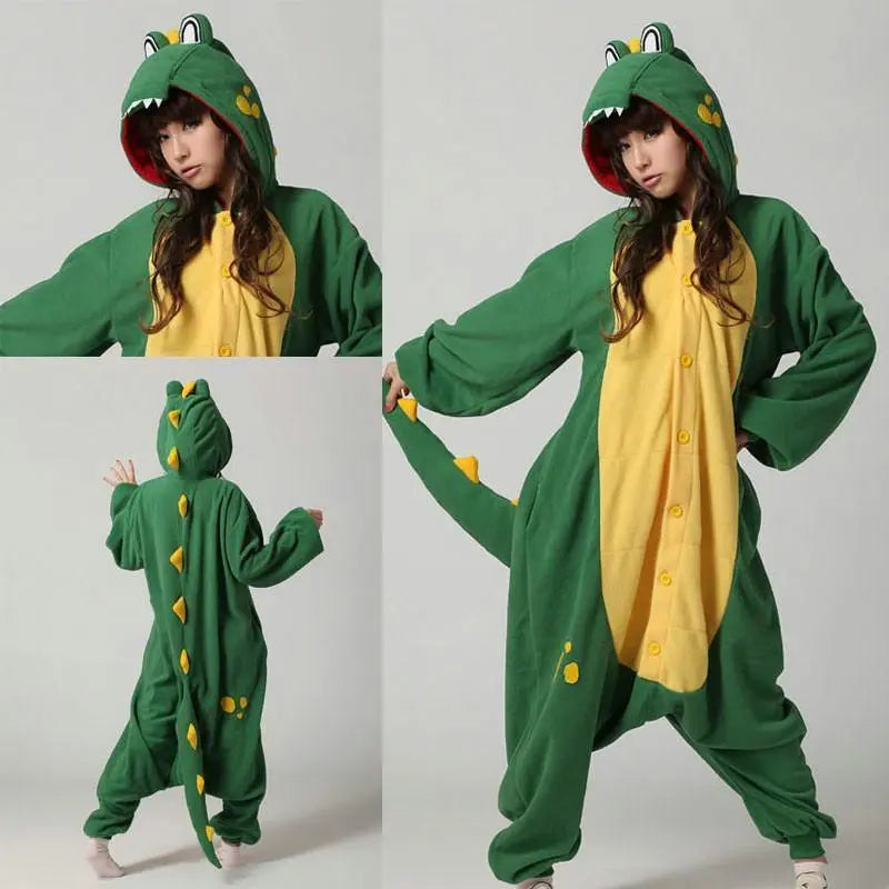 Crocodile Animal Onesies Kigurumi Costumes Pajamas - Pajamasbuy