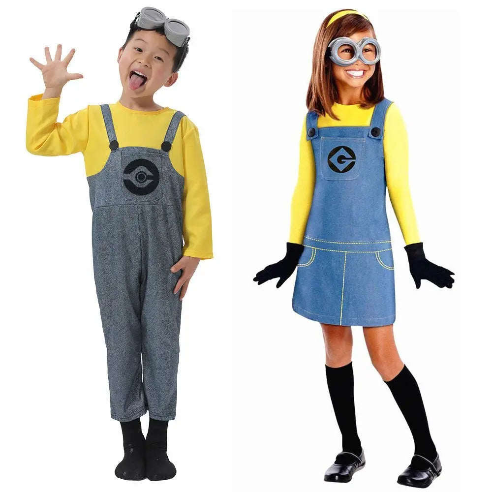 Despicable Me Minions Kids Children Cartoon Cosplay Costume Boys Girls - Pajamasbuy