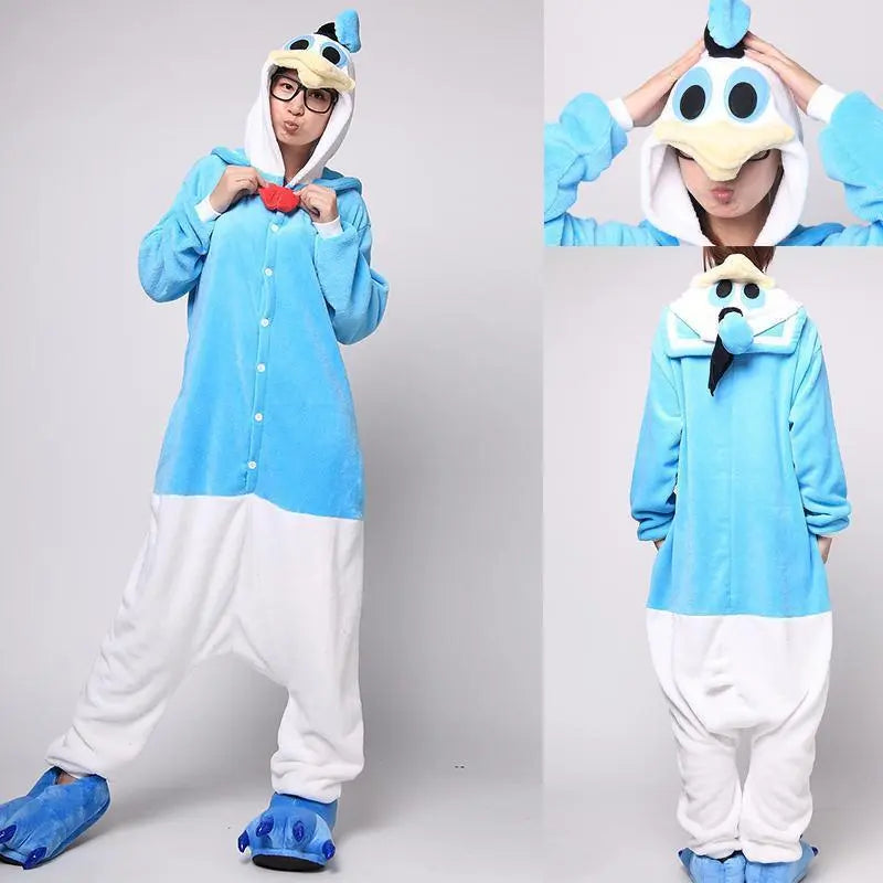 Donald Duck Animal Kigurumi Costumes Onesies Pajamas - Pajamasbuy