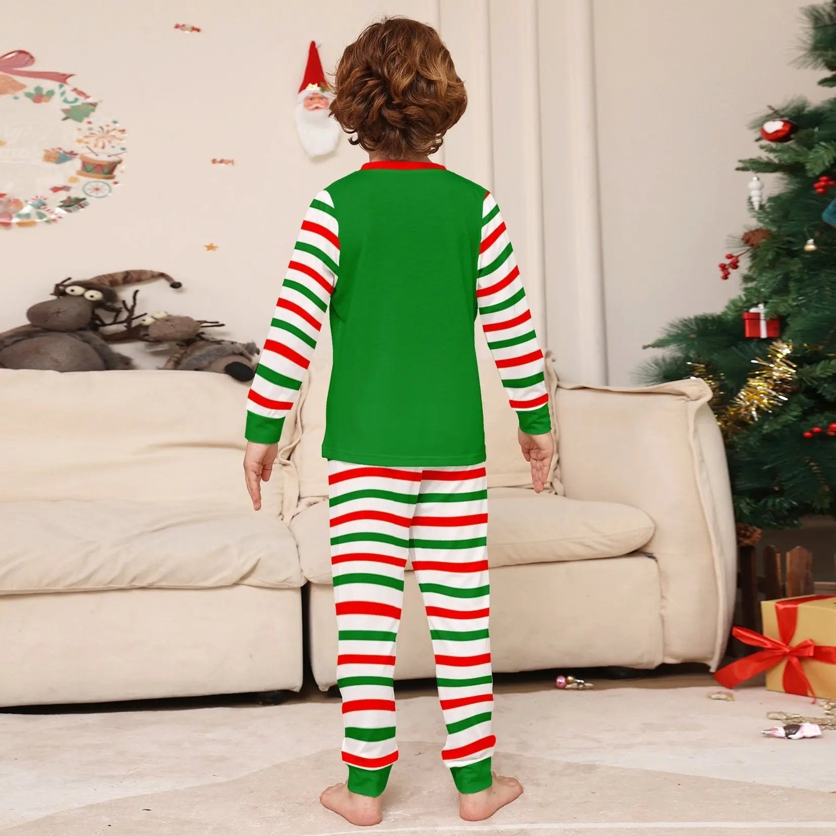 Elf Fun Print Christmas Family Matching Pajamas Party Sets - Pajamasbuy