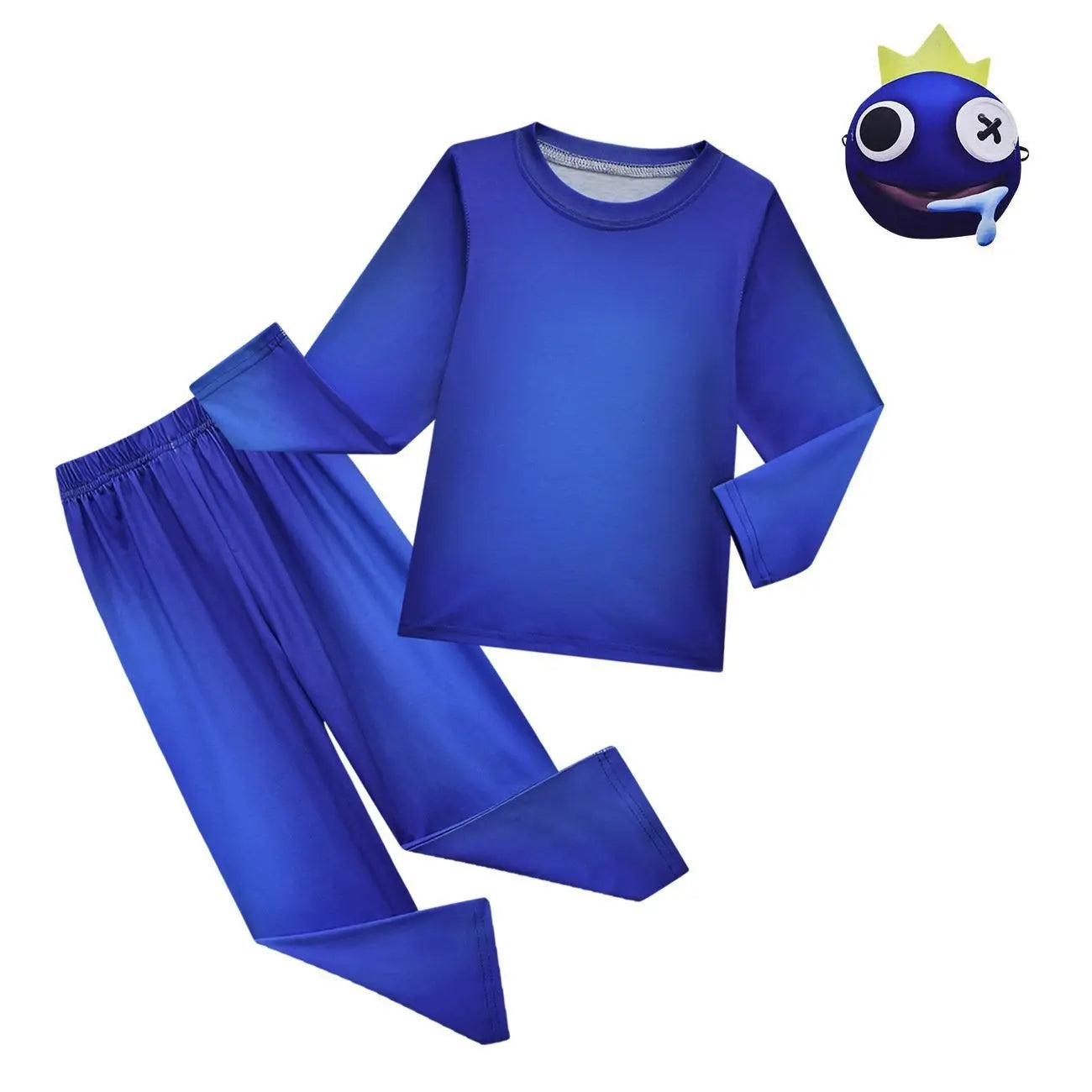 Game Roblox rainbow friends Costume Cosplay Blue Monster Pajamas set For Kids - Pajamasbuy