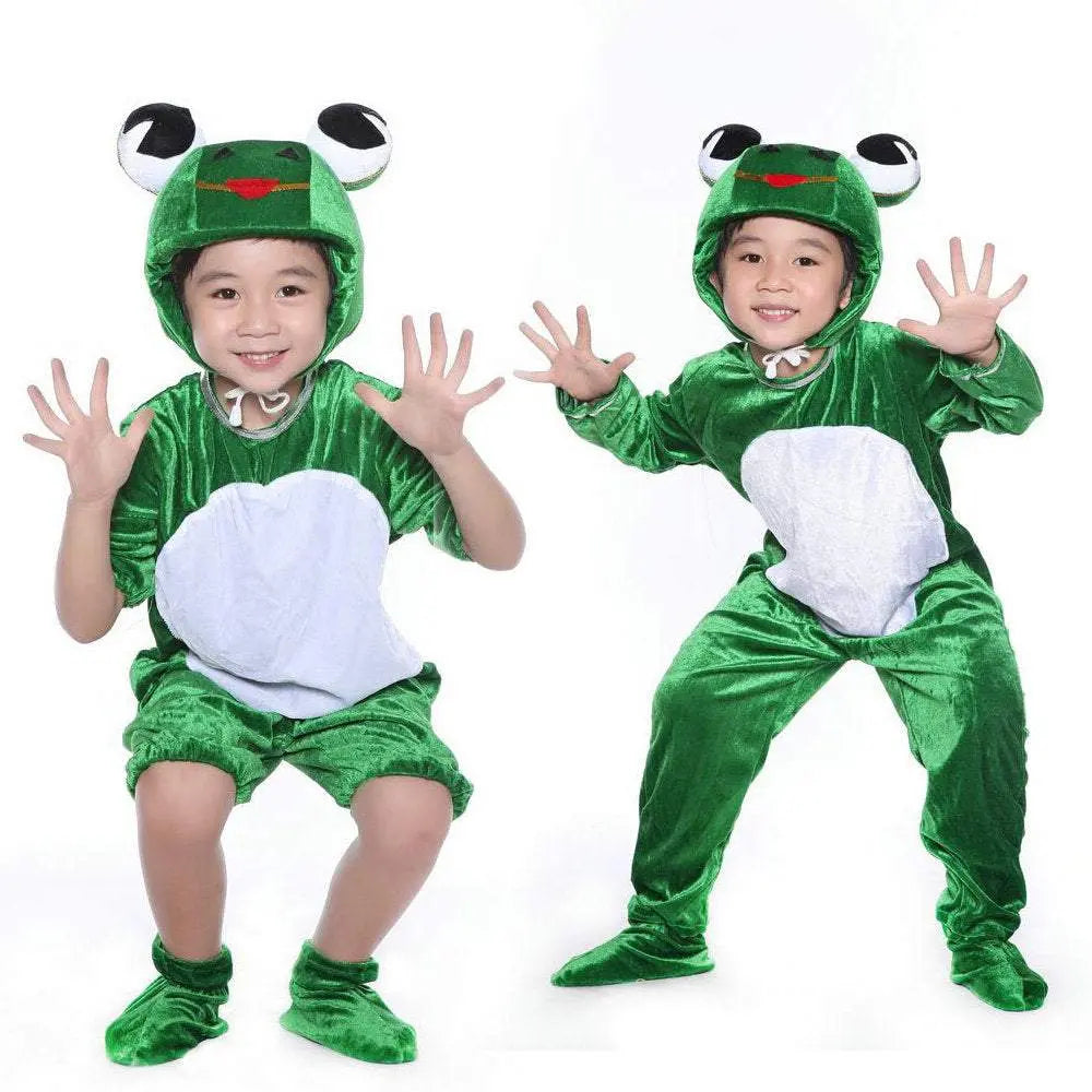 Green Frog Animal kigurumi Cosplay kids Costume Party Wear Gift - Pajamasbuy