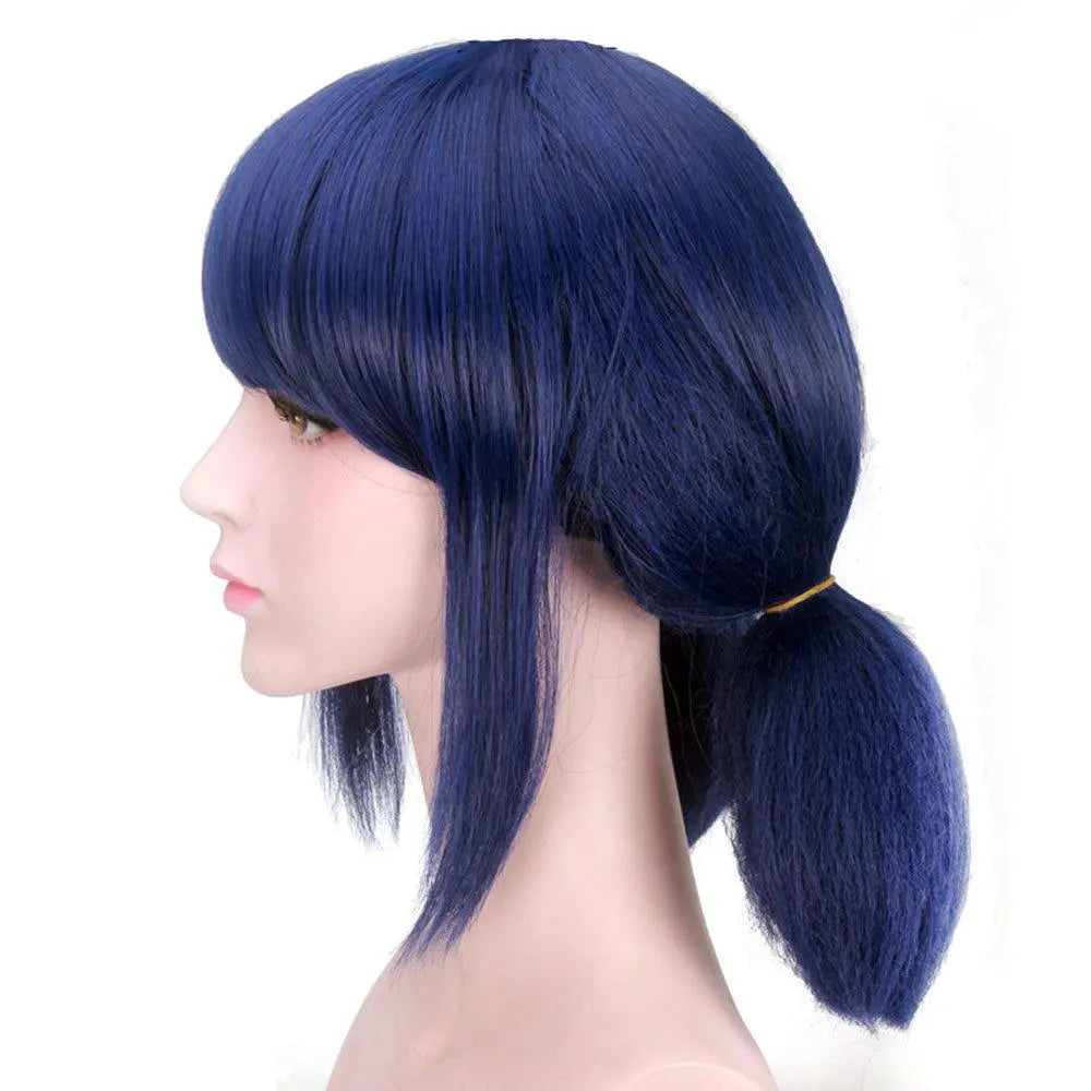 Halloween Miraculous Ladybug Cosplay Blue Double Ponytail Wigs for Girls - Pajamasbuy