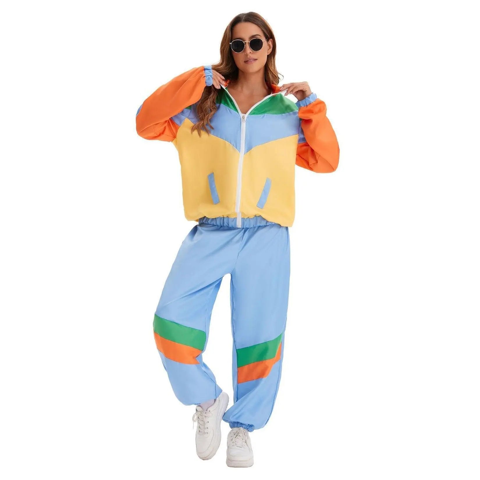 Hip Hop Rock Hippie 70s Costumes Vintage Cosplay Halloween Outfit - Pajamasbuy