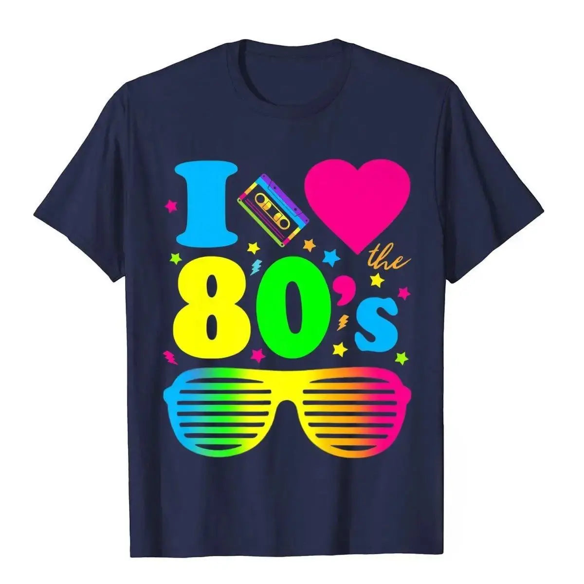 I Love 80s Men T-Shirt 1980s Costumes Cosplay Party Carnival| PajmasBuy