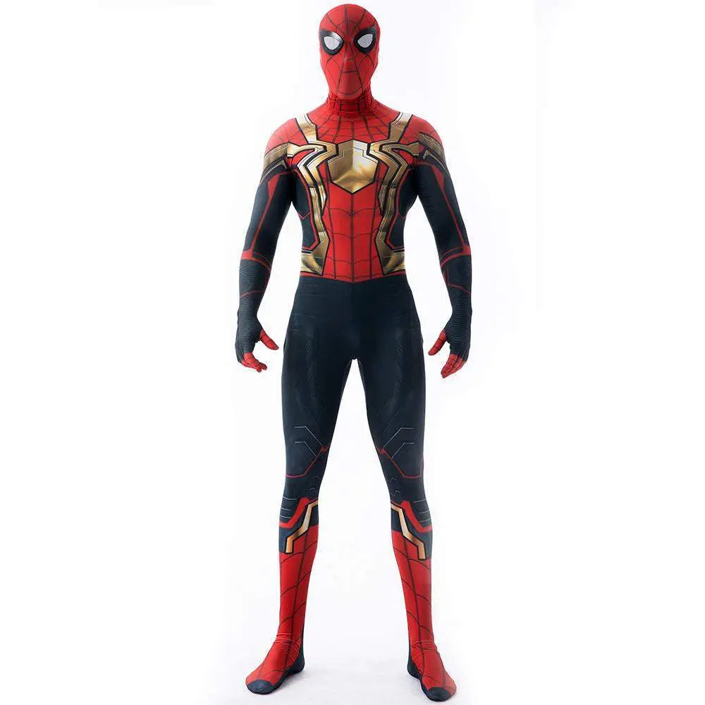 Iron Spider - Man No Way Home Peter Benjamin Parker Costume Cosplay Jumpsuit Halloween - Pajamasbuy