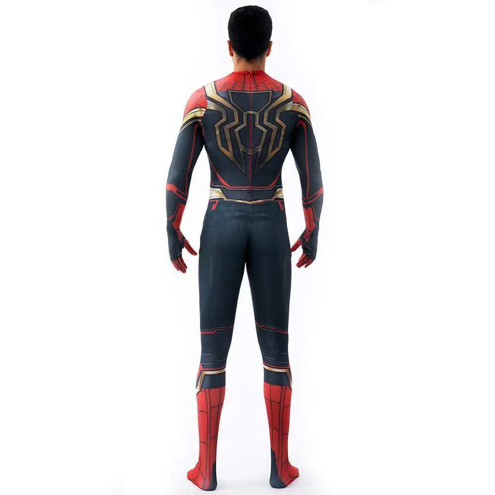 Iron Spider - Man No Way Home Peter Benjamin Parker Costume Cosplay Jumpsuit Halloween - Pajamasbuy