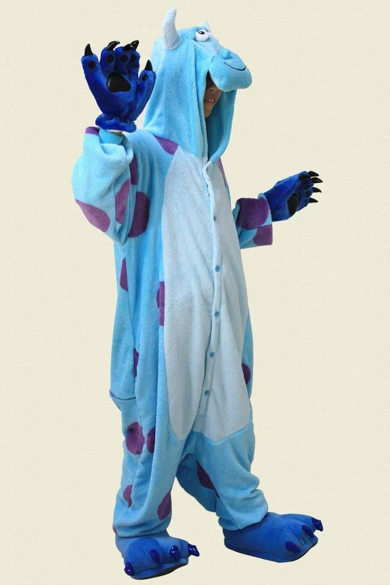 Kid Sully Monster Inc Onesie Animal Pajamas Kigurumi Costume - Pajamasbuy