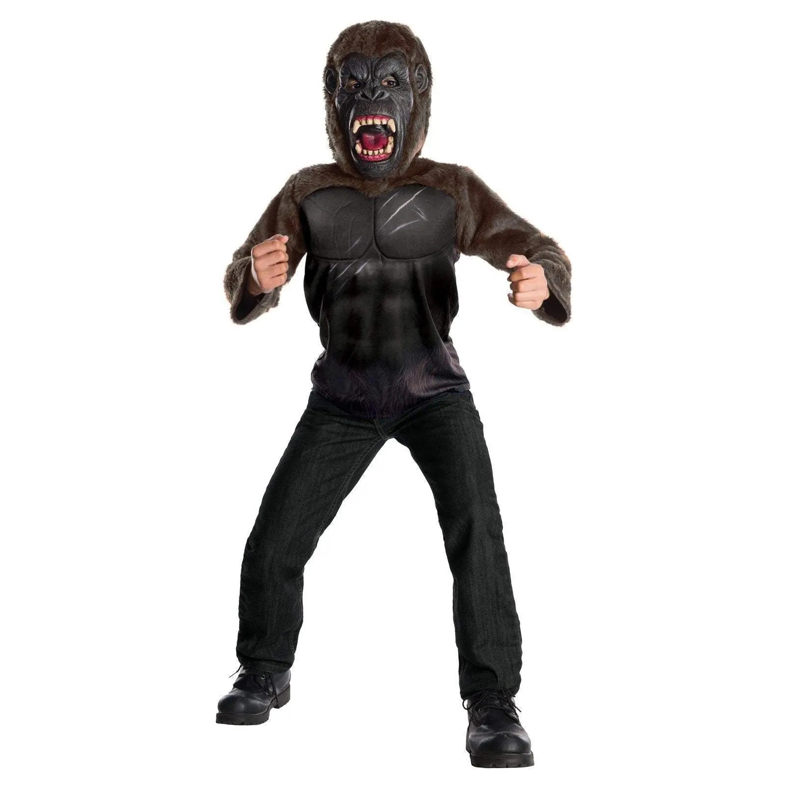 King Kong Movie Cosplay Costume Halloween Show Game Party Role Play Dress Boys Gorilla for Kids - Pajamasbuy