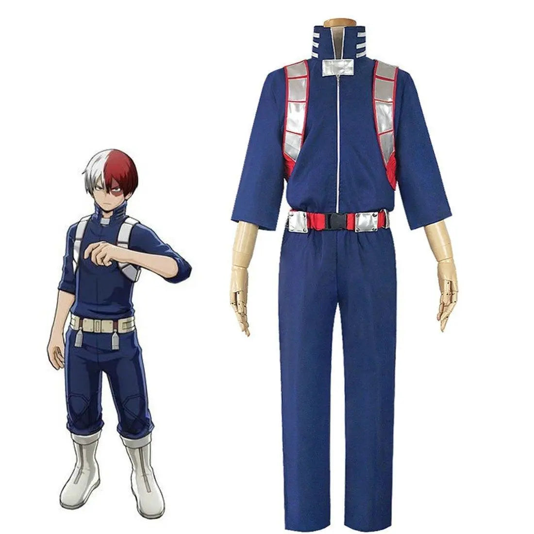 My Hero Academia Todoroki Shoto Anime Cosplay Costume Performance Sets - Pajamasbuy