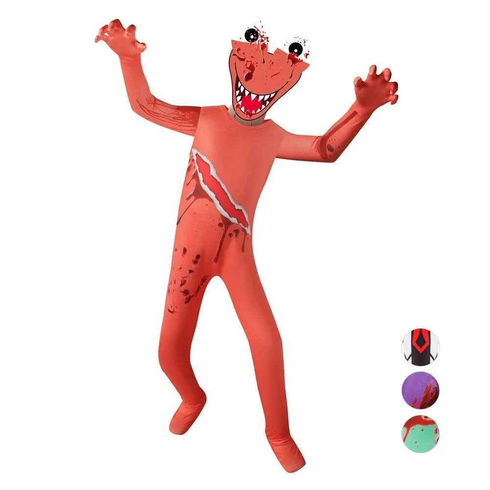 Roblox rainbow friends Cosplay Costume Red Monster costume jumpsuit - Pajamasbuy