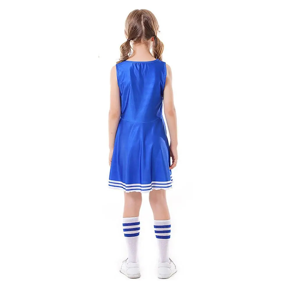 School Cheerleading Uniform Costume Cheerleader Party Dress Halloween Outfit Dress Up For Girls - Pajamasbuy