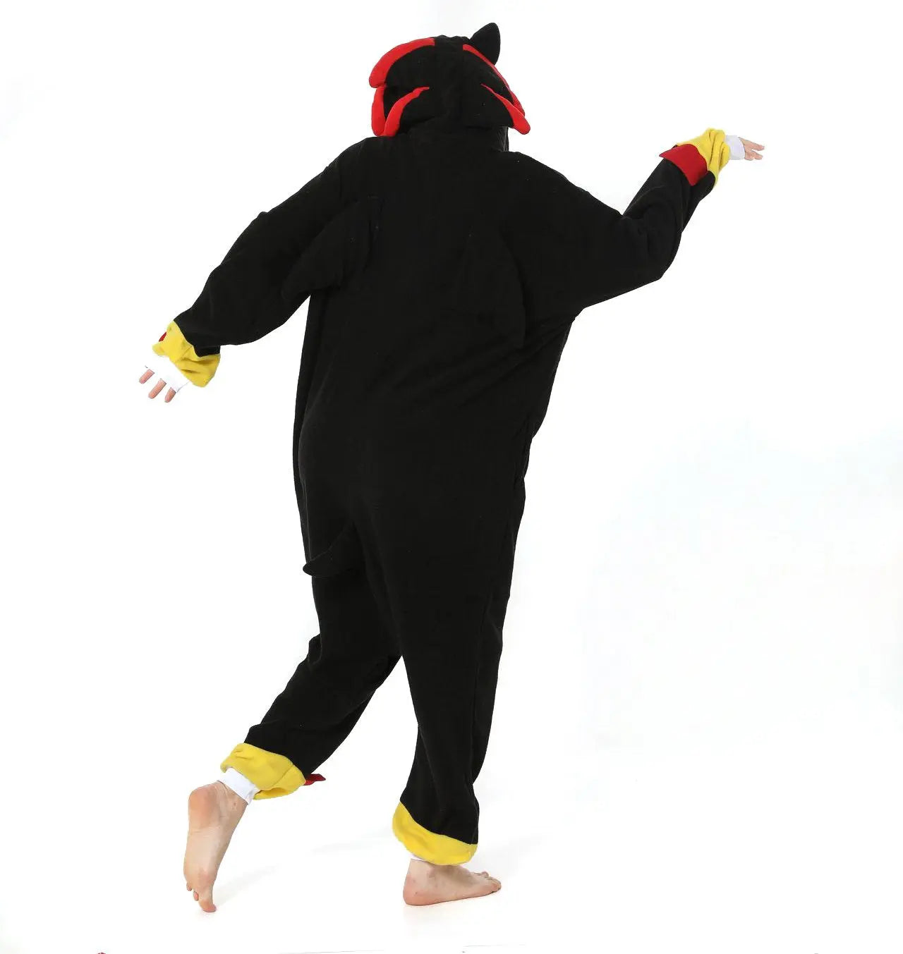 Shadow the Hedgehog kigurumi onesies pajamas for Adults| PajmasBuy