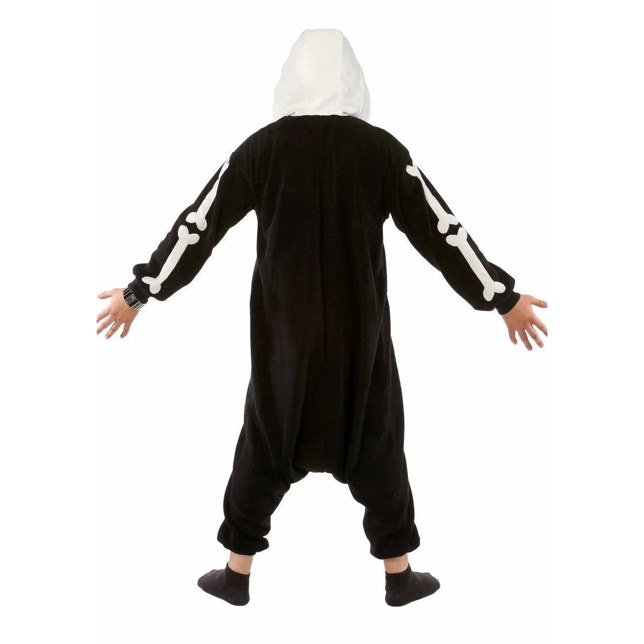 Skeleton Kigurumi onesie pajamas Costume for Adults| PajmasBuy