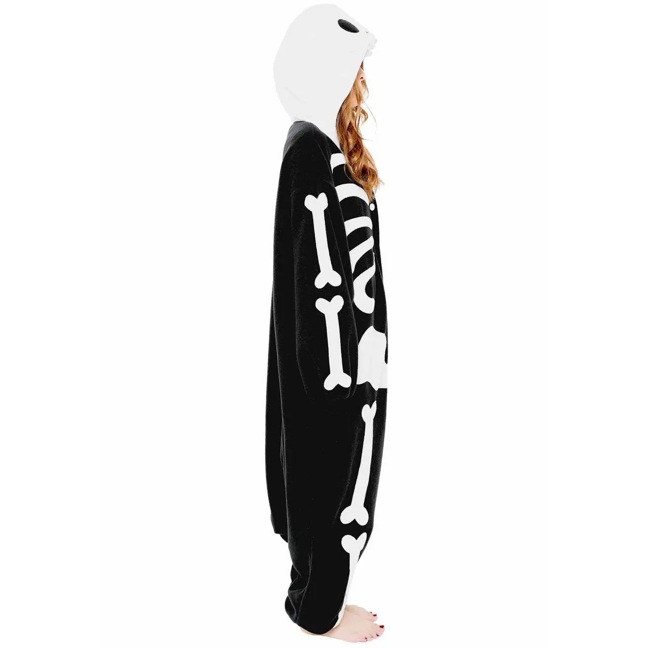 Skeleton Kigurumi onesie pajamas Costume for Adults| PajmasBuy