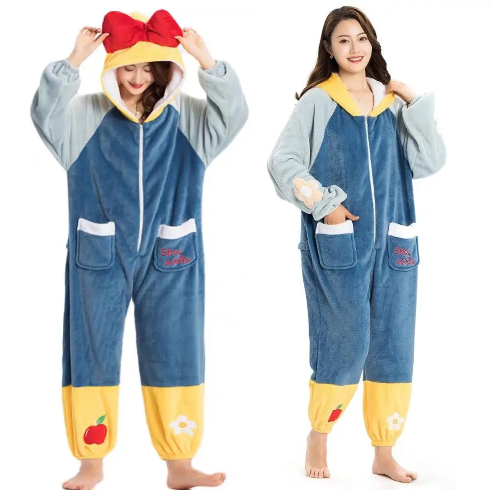 Snow White Princess Kigurumi Onesie Pajamas for Adults| PajmasBuy