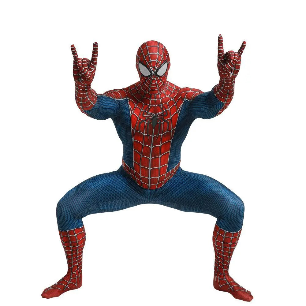 Spider - Man Tony Halloween Cosplay Costume Zentai Jumpsuit - Pajamasbuy