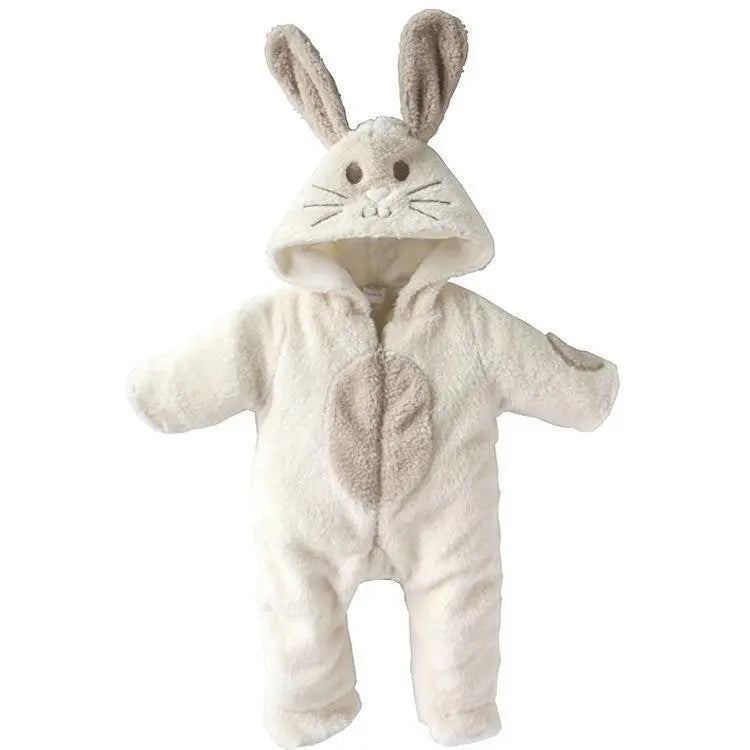 Toddler Baby Onesies Cute Rabbit Animal Rabbit Romper Hoodie Jumpsuit - Pajamasbuy