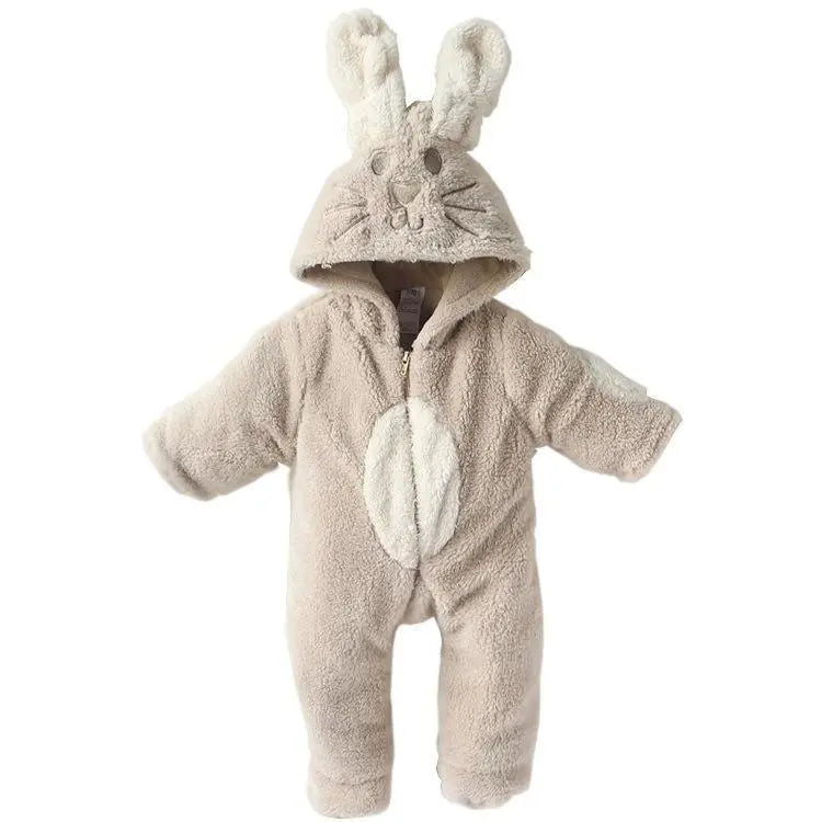 Toddler Baby Onesies Cute Rabbit Animal Rabbit Romper Hoodie Jumpsuit - Pajamasbuy