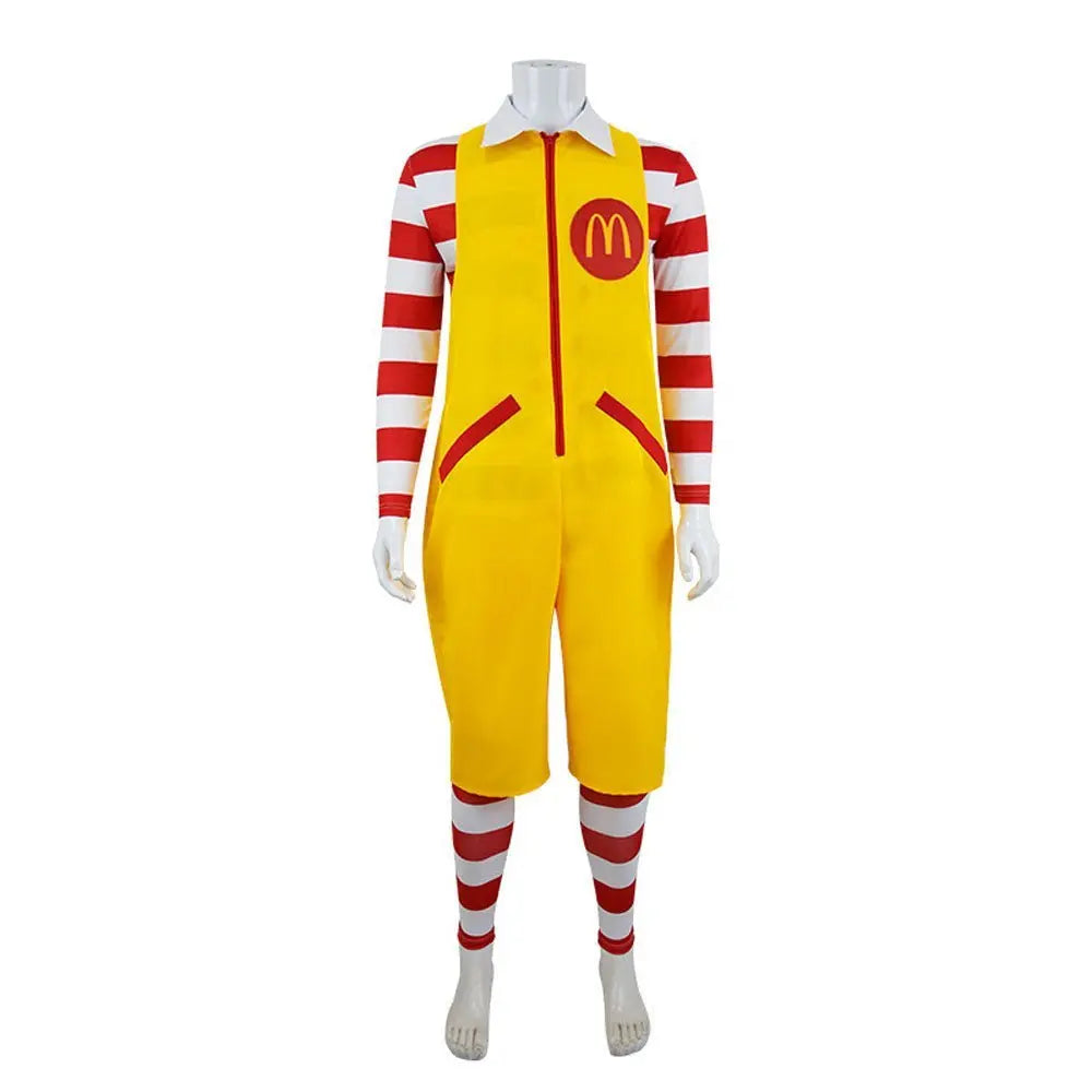 Uncle Ronald McDonald's Cos Costume Cosplay Uniform jumpsuits - Pajamasbuy