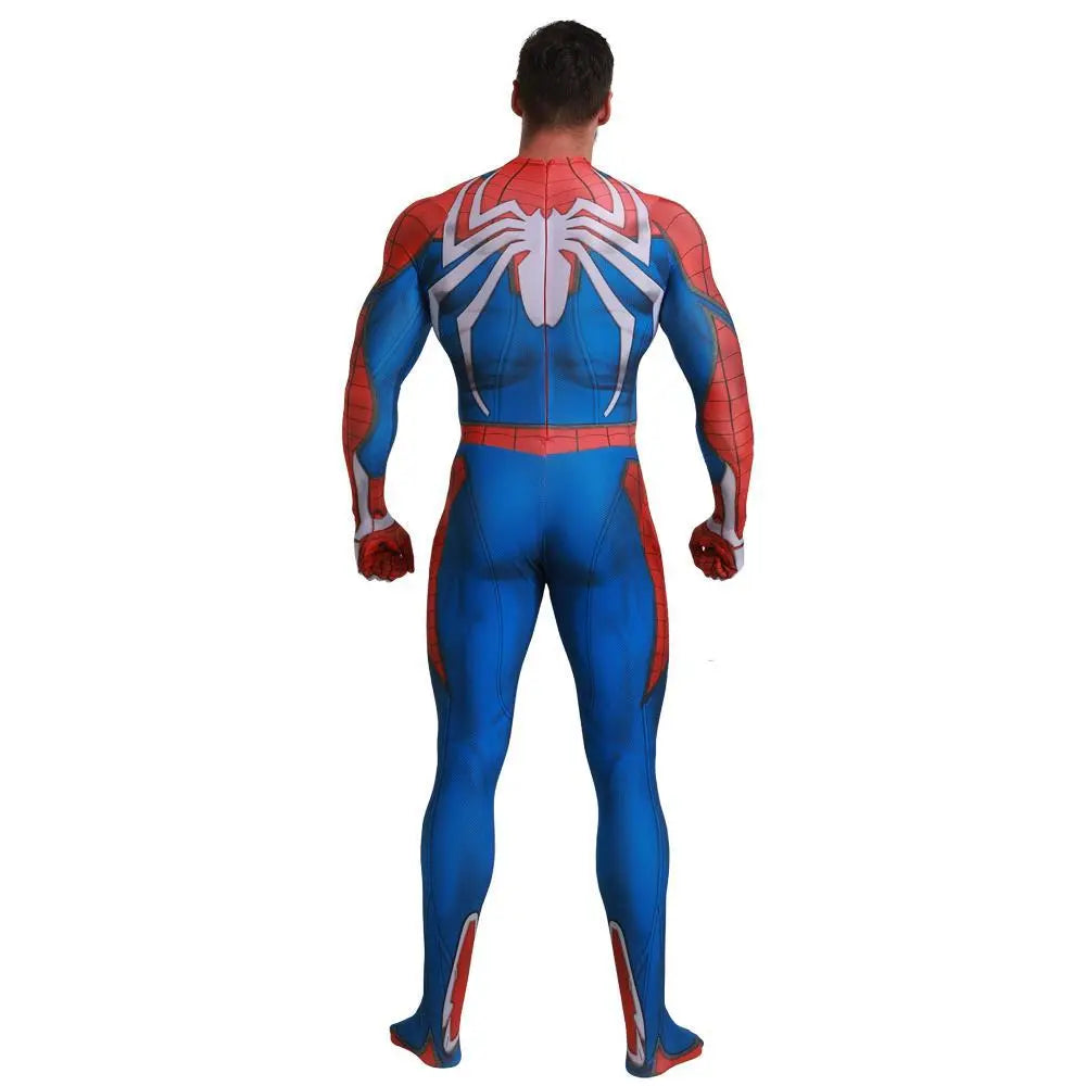 White Spider - Man PS5 PS4 Game Costume Cosplay Zentai Jumpsuit Halloween Party for Adult and kids - Pajamasbuy