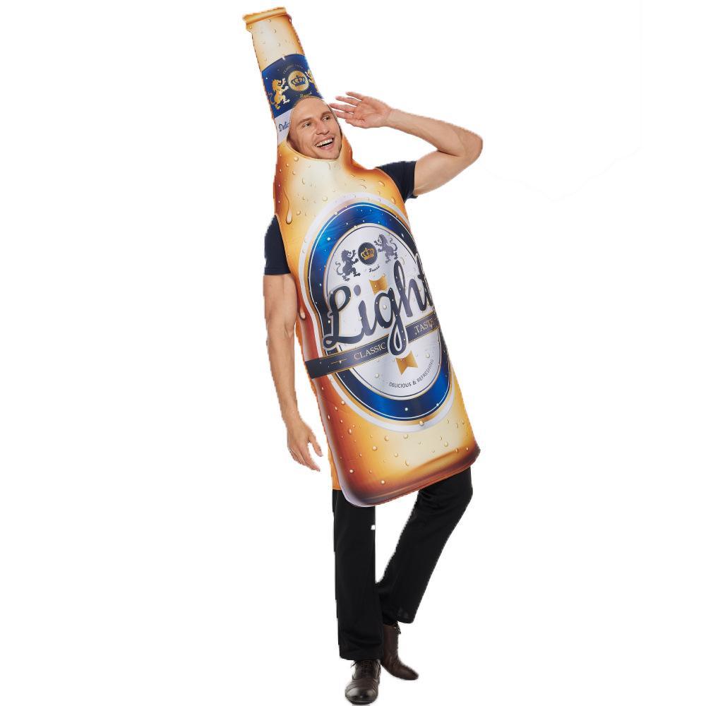 Adult beer bottle Oktoberfest Funny Novelty Halloween Cosplay Costume - Pajamasbuy