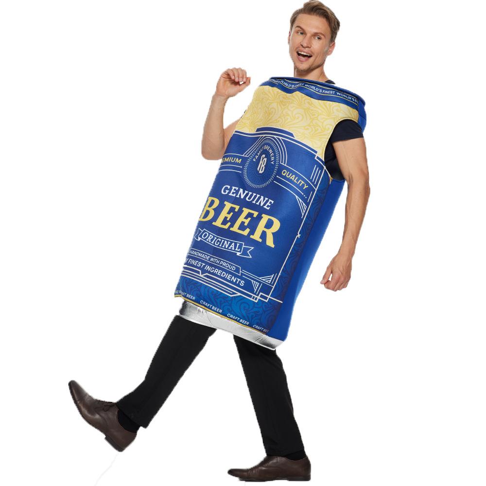 BuyAdult cans beer bottle Oktoberfest Funny Novelty Halloween Cosplay Costume Now Cheaper With 3 - 5 Days Ship - PajamasBuy