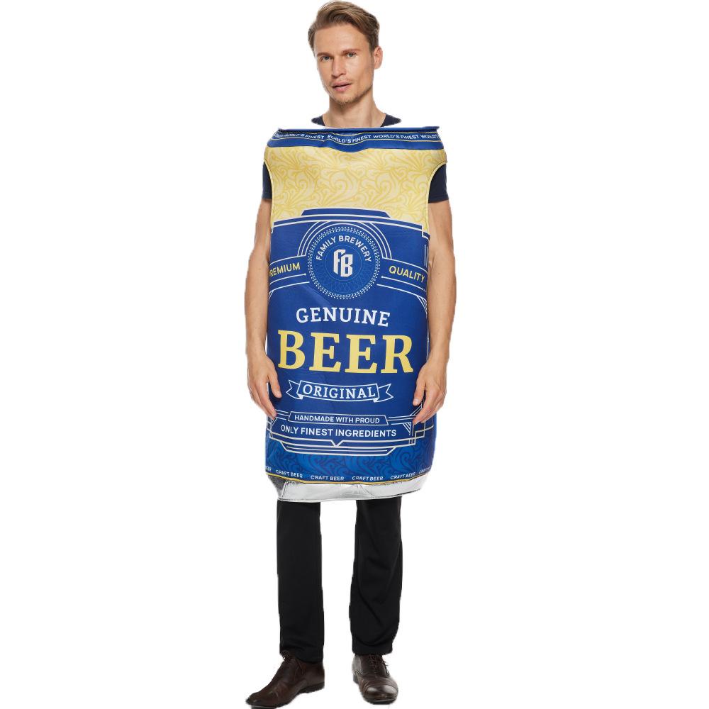 BuyAdult cans beer bottle Oktoberfest Funny Novelty Halloween Cosplay Costume Now Cheaper With 3 - 5 Days Ship - PajamasBuy