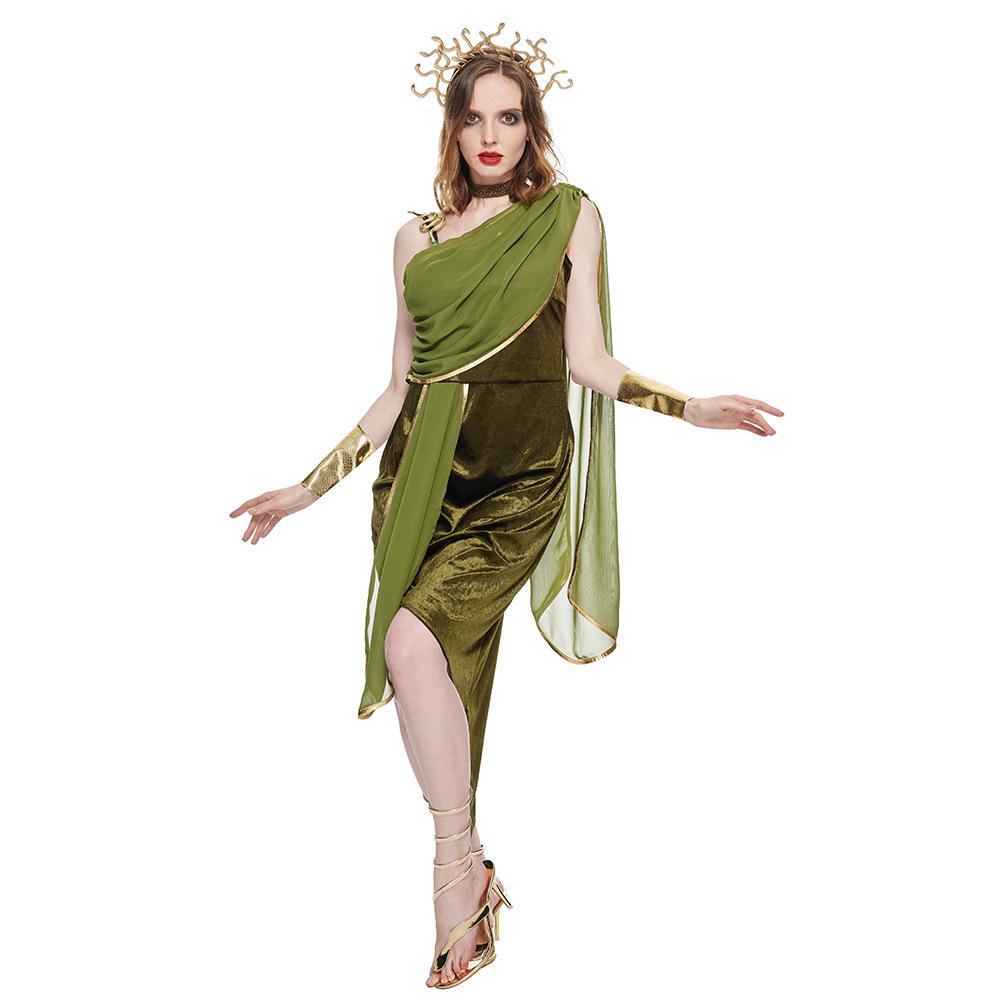 BuyAdult Medusa Costume Halloween Cosplay Outfit for Bar Parties and Performances Now Cheaper With 3 - 5 Days Ship - PajamasBuy