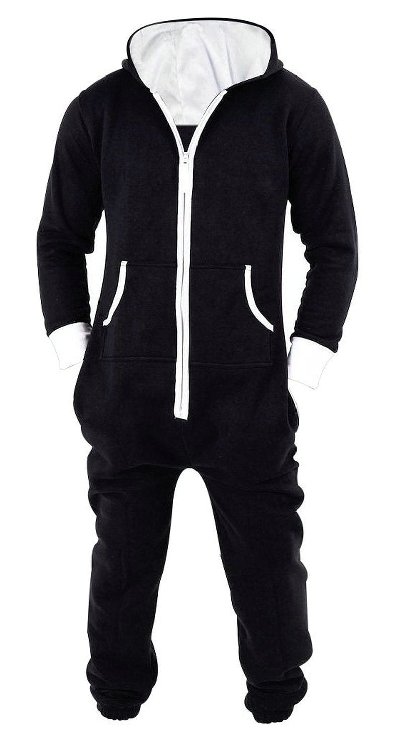 BuyAdults Men Jumpsuit Zipper Hoodie Tracksuit Onesie Pajamas Now Cheaper With 3 - 5 Days Ship - PajamasBuy