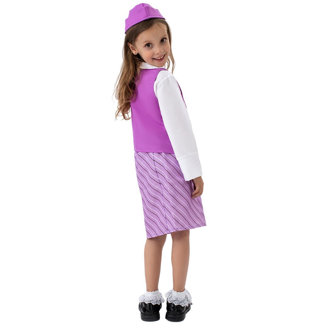 BuyAirline Stewardess Cosplay Costume Flight Attendant Costume For Kids Now Cheaper With 3 - 5 Days Ship - PajamasBuy