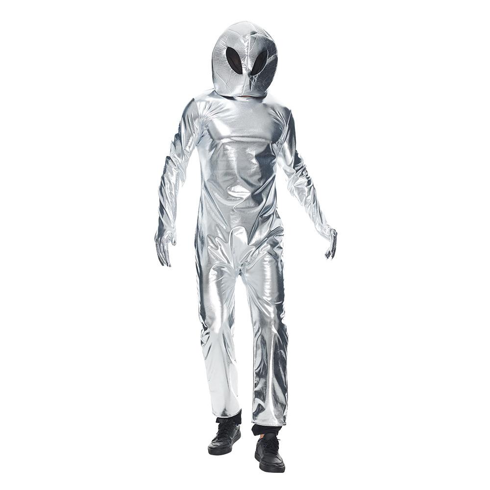 BuyAlien Funny UFO Astronaut Cosplay Costume Outfits Halloween Carnival Suit Now Cheaper With 3 - 5 Days Ship - PajamasBuy