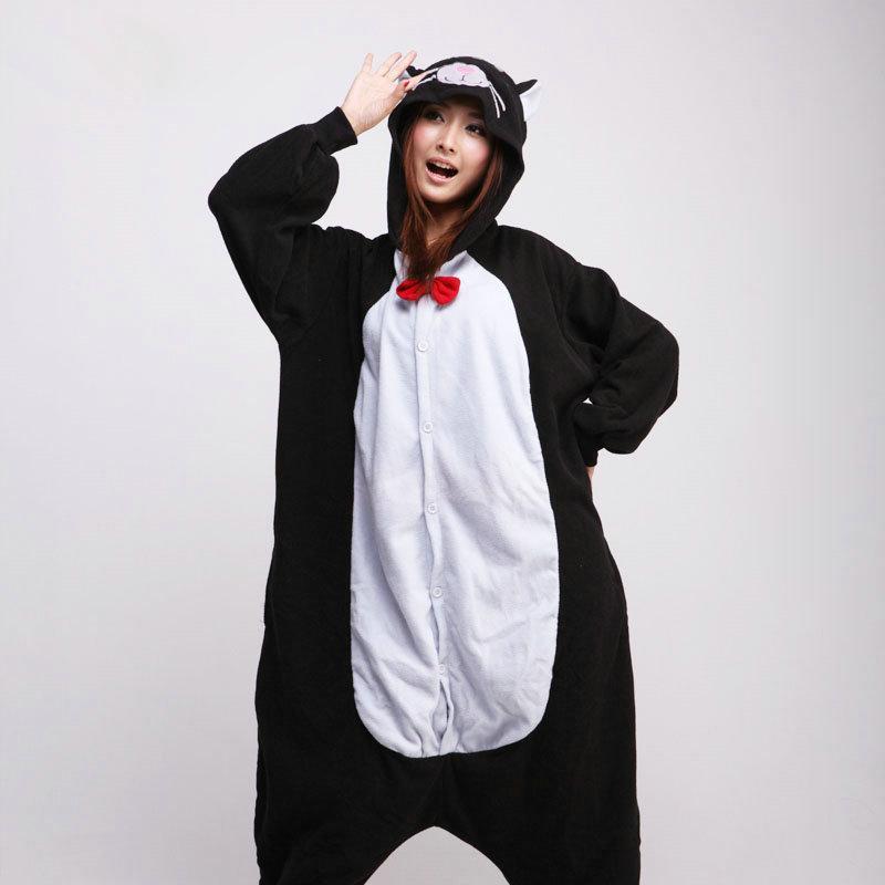 BuyAnimal Adult Cat Onesies Hoodie kigurumi Pajamas costumes Now Cheaper With 3 - 5 Days Ship - PajamasBuy