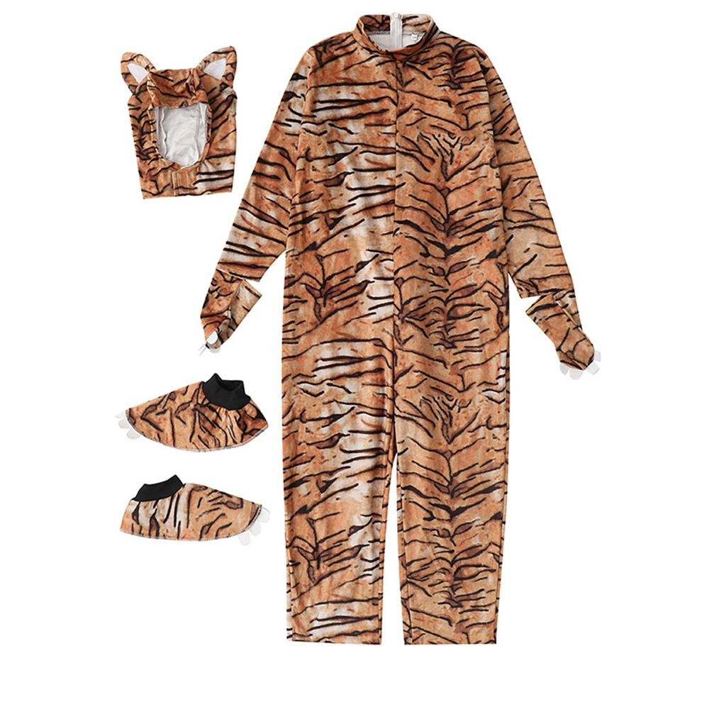 BuyAnimal Tiger Adult Jumpsuit Cosplay Costume Outfits Carnival Suit Now Cheaper With 3 - 5 Days Ship - PajamasBuy