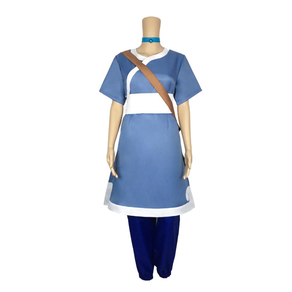 BuyAnime Katara Avatar The Last Airbender Costume Party Carnival Cosplay Full Set Now Cheaper With 3 - 5 Days Ship - PajamasBuy