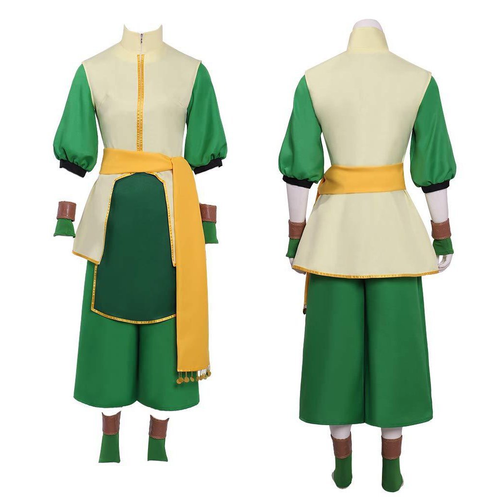 BuyAnime Toph Beifong Avatar The Last Airbender Costume Party Carnival Cosplay Full Set Now Cheaper With 3 - 5 Days Ship - PajamasBuy