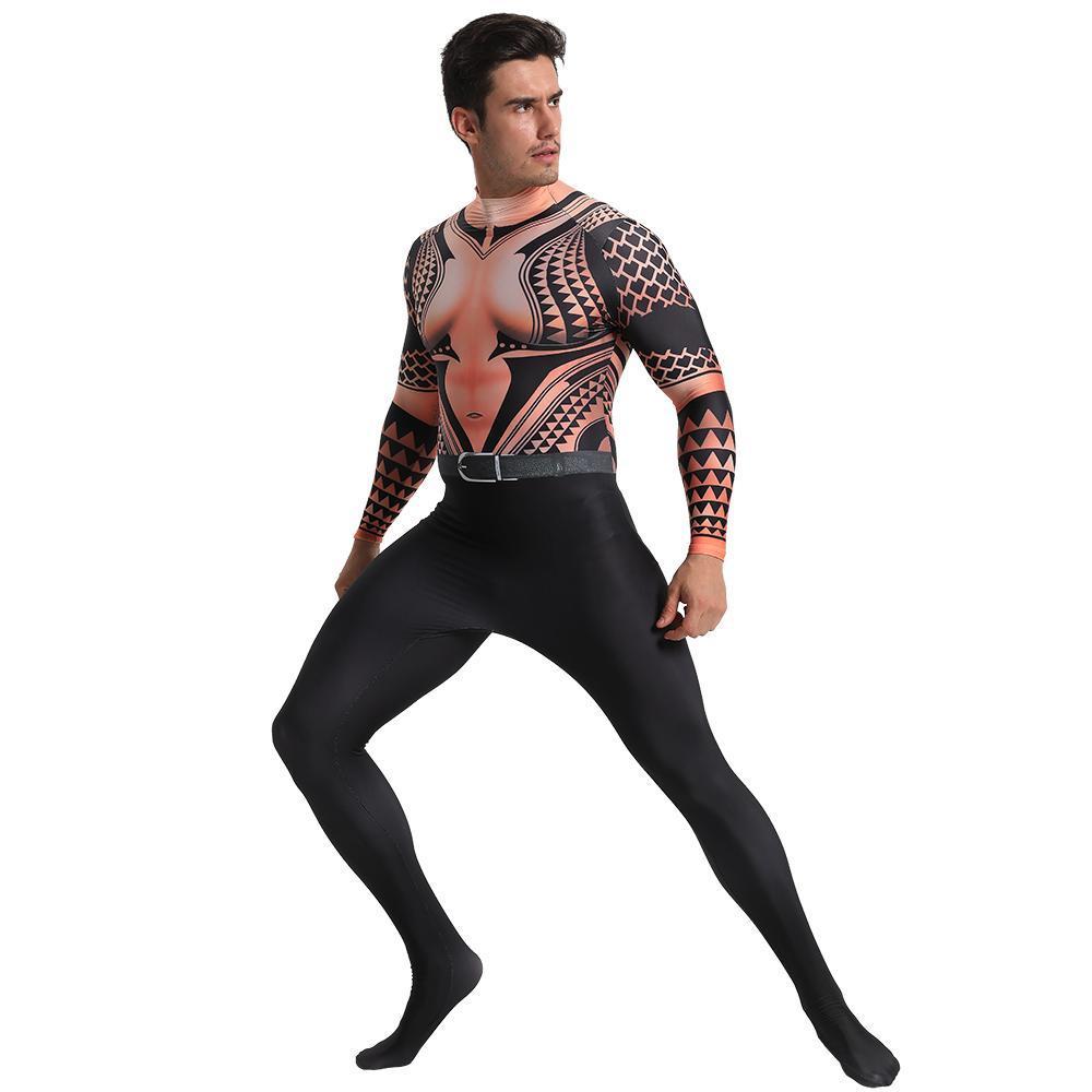 BuyAquaman Arthur Halloween Fancy Family Cosplay Costume Zentai Jumpsuit Now Cheaper With 3 - 5 Days Ship - PajamasBuy