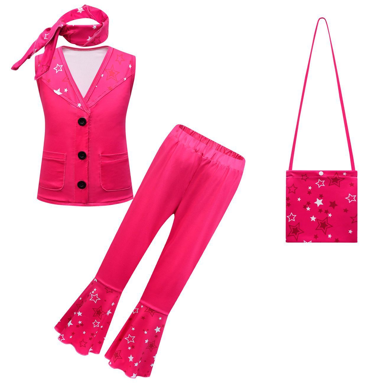 BuyBarbie Movie Margot Barbie Set Halloween Outfits Cosplay Costume Kids Now Cheaper With 3 - 5 Days Ship - PajamasBuy