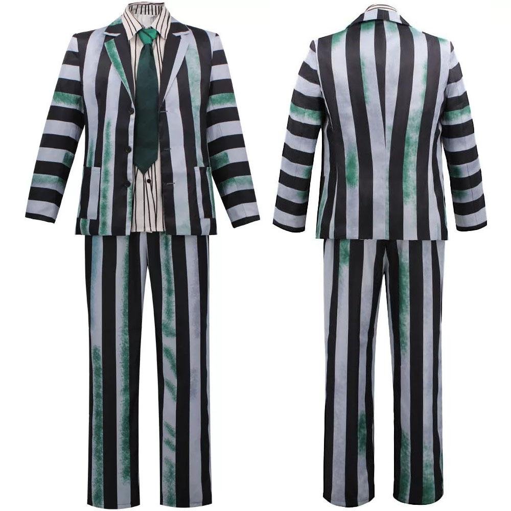 BuyBeetlejuice 2 Michael Keaton Costume for men Party Halloween Suit Now Cheaper With 3 - 5 Days Ship - PajamasBuy