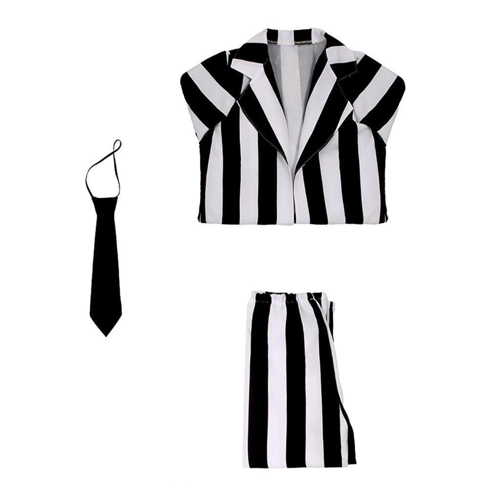 Beetlejuice Family Cosplay Costume Halloween Matching Outfits for Kids - Pajamasbuy