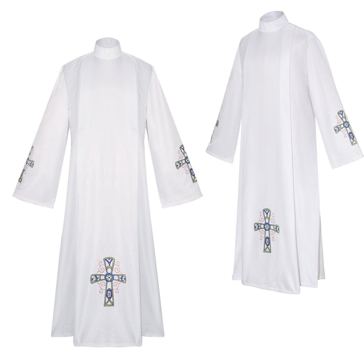 Blue Cross Priests Uniform Carnival Cosplay Costume For Adult - Pajamasbuy