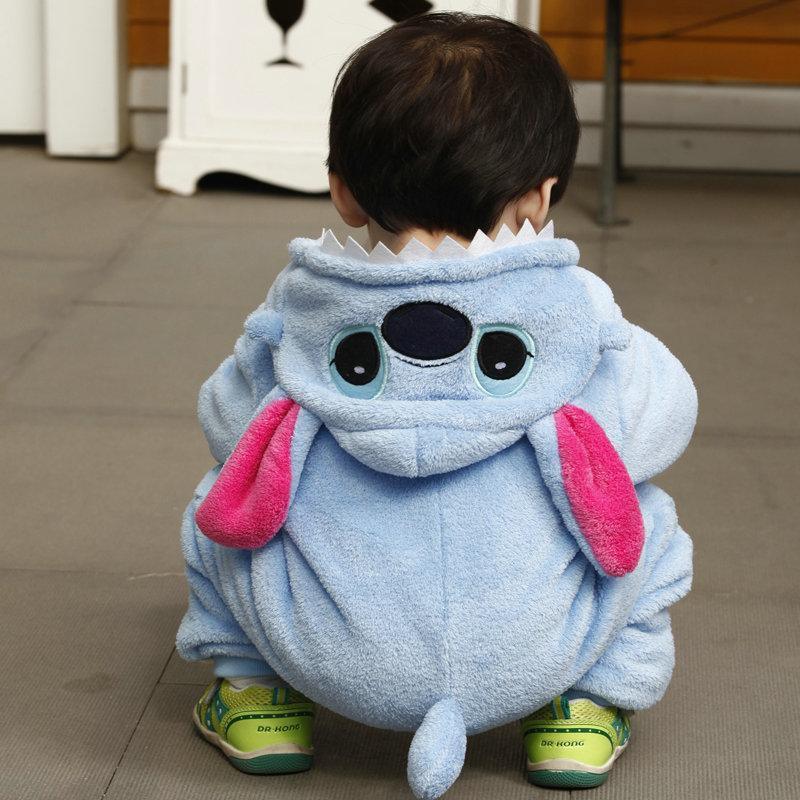 Blue Stitch Cute Baby Infant Toddler Animal Onesie Costume - Pajamasbuy