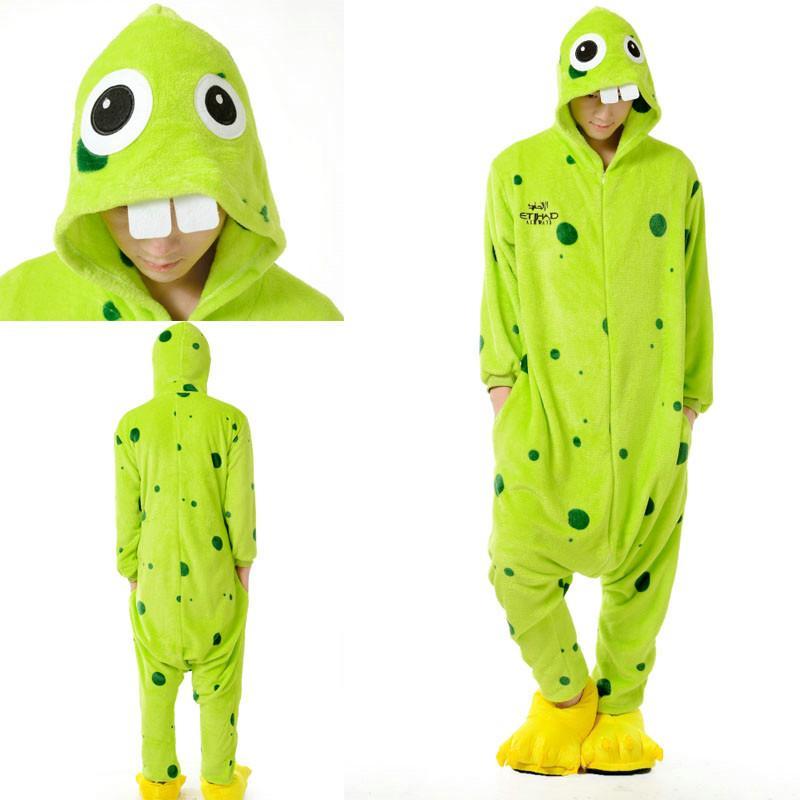 BuyBucktooth Monster Animal Kigurumi Oneises Costume Pajamas Now Cheaper With 3 - 5 Days Ship - PajamasBuy